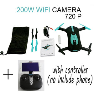 Pocket selfie drone wifi FPV HD camera 720p phone control